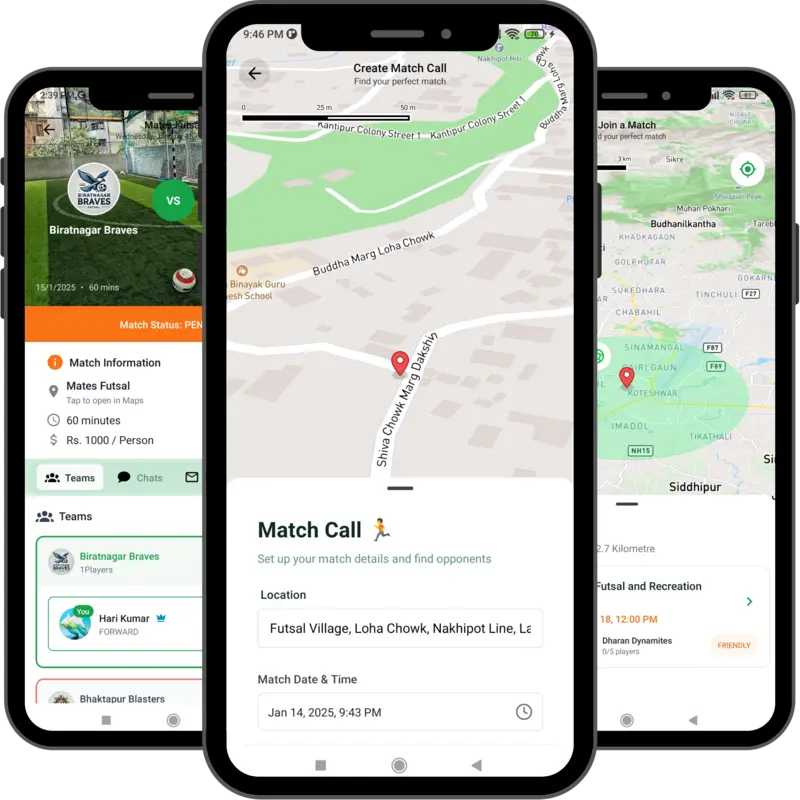 Futsal House app preview